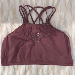 Halter back bralette